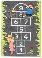 BELLATEX A 3040/203 Carpet photo print 100 × 150 cm, jumping dummy - Carpet