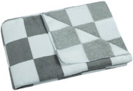 BELLATEX Korall Micro 1014 / 040 75 × 100 grey cube - Blanket