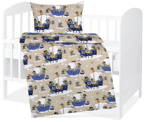 BELLATEX Baby bedding Agata 90/049 sailor, 90 × 135, 45 × 60 - Crib Bedding - Main image