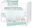 Baby bedding Agata 90/077 mint teddy bear, 90 × 135, 45 × 60