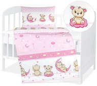 BELLATEX Children's bedding Agata 90/098 cubs pink, 90 × 135, 45 × 60 - Crib Bedding