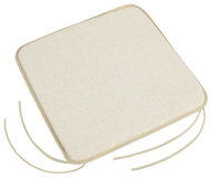 BELLATEX Seat LADA 34/003 smooth 40 × 40 cm, cream Uni - Chair Cushion
