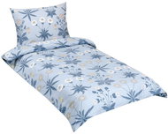 BELLATEX Linen cotton 90 / 583 meadow blue 140 × 200, 70 × 90 - Bed Linen