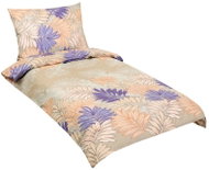 BELLATEX Linen cotton 90/395 140 × 200 cm, 70 × 90 cm, fern purple - Bed Linen