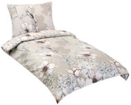 BELLATEX Hotel programme Linen 190/314 140 × 200 cm, 70 × 90 cm, coffee hibiscus - Bed Linen