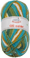 Bellatex Yarn Oli Color 100g - 312 turquoise, green, brown - Yarn
