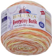BELLATEX s.r.o. Příze Everyday Batik 140 g - 74203 oranžová, žlutá, bílá - Yarn