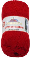 BELLATEX s.r.o. Příze Everyday Senfoni 100 g - 71022-14 červená - Yarn