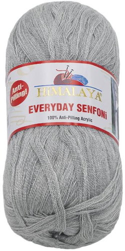 BELLATEX s.r.o. Příze Everyday Senfoni 100 g - 71022-43 šedá - Yarn - Main image