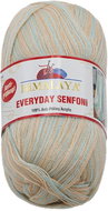 BELLATEX s.r.o. Příze Everyday Senfoni 100 g - 71014-37 tyrkysová/lososová - Yarn