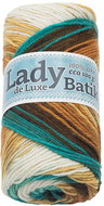 Bellatex Příze Lady de Luxe Batik 100 g - 610 tyrkysová, béžová - Yarn