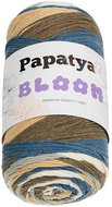 BELLATEX Yarn Papatya Bloom 100 g, 04 cream, brown, blue - Yarn