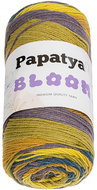 BELLATEX Yarn Papatya Bloom 100 g, 05 yellow, purple, blue - Yarn