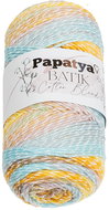 BELLATEX Papatya Cotton Blend batik 100 g, 1001 white, pink, blue - Yarn