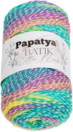 BELLATEX Papatya Cotton Blend batik 100 g, 1005 white, pink, green - Yarn