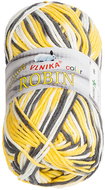 BELLATEX Robin colour 100 g - 60 white, gray, yellow - Yarn