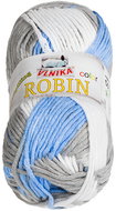 BELLATEX Robin colour 100 g - 18 white, gray, blue - Yarn