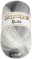 BELLATEX Papatya Batik 100 g - 554-01 white, gray - Yarn