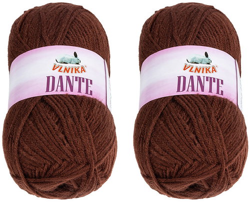 BELLATEX Dante 100 g set of 2 pcs - 1311 dark brown - Yarn - Main image