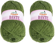 BELLATEX Dante 100 g set of 2 pcs - 1338 green - Yarn