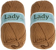 BELLATEX Lady NGM de luxe 100 g set of 2 pcs - 946 brown - Yarn