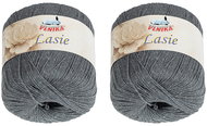 BELLATEX Lasie 50 g set of 2 pcs - 123 dark grey - Yarn
