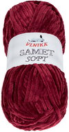 BELLATEX Yarn Velvet Soft 100 g - 222 dark burgundy - Yarn