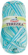 BELLATEX Yarn Terezka multi 50 g - 258 white, turquoise, mint - Yarn