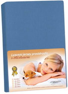 BELLATEX KL7 Jersey s elastanem prostěradlo 120 × 200 326 tm. modré - Bedsheet