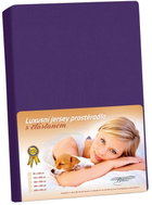 BELLATEX KL7 Jersey s elastanem prostěradlo 120 × 200 331 švestkové - Bedsheet