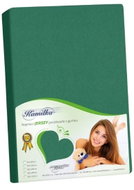 BELLATEX J5 JERSEY fitted sheet 140 × 200 064 dark green - Bedsheet