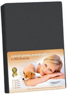 BELLATEX KL1 Jersey with elastane fitted sheet 90 × 200 348 black - Bedsheet