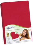 BELLATEX Jersey prostěradlo, 014 červené - Bedsheet