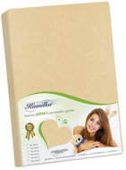 BELLATEX Jersey prostěradlo, 015 béžové - Bedsheet
