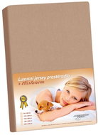 BELLATEX Jersey s elastanem prostěradlo, 313 kávové - Bedsheet