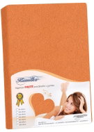 BELLATEX Froté prostěradlo 90 × 200 049 mandarinkové - Bedsheet