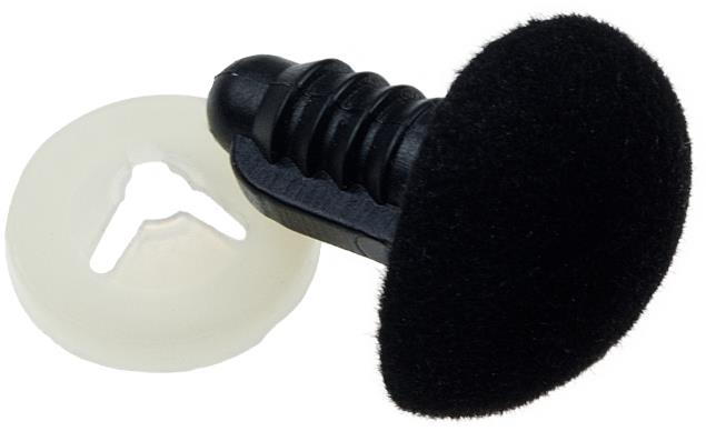 BELLATEX G, átmérő 5 mm - fekete - 10 darab