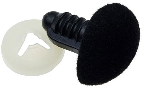 BELLATEX G - eyelets or snout - d. 5 mm - black - 10 pcs - Template - Main image