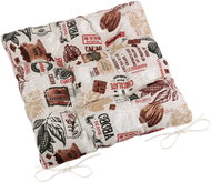 BELLATEX Seat cushion EMA 41/563 quilted 40 × 40 cm Cocoa - Pillow Seat