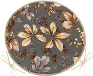 BELLATEX Seat EMA 79/564 round smooth d.40 cm Autumn leaves - Pillow Seat