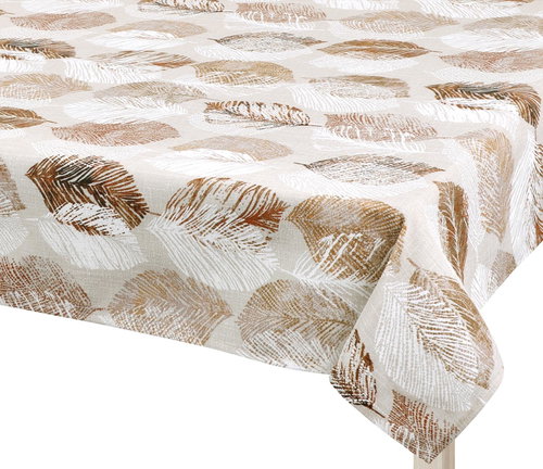 BELLATEX Ubrus EMA 565 50 × 50 cm béžové listy - Tablecloth - Main image