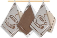 Bellatex Set of 3 towels 50 × 70 cm, 165 espresso - Kitchen Towel