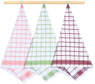 Bellatex Set of 3 towels 50 × 70 cm, 133 cube orange, green, burgundy - Kitchen Towel