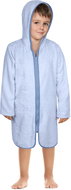 BELLATEX Children's FROTÉ Zippered bathrobe size 9-12 years 8753/025 blue - Bathrobe