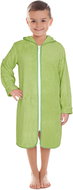 BELLATEX Children's FROTÉ Zippered Bathrobe size 9-12 years 8753/052 green - Bathrobe