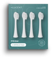 Be Lucent Prism Sonic Toothbrush Heads 4 Pack White - Toothbrush Replacement Head