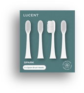 Be Lucent Spark Sonic Toothbrush Heads 4-Pack White - Toothbrush Replacement Head