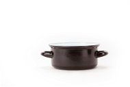 BELIS/SFINX Smaltovaný rendlík STANDARD hnědý 14 cm/0,8l - Saucepan