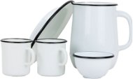 BELIS Smaltovaná sada nádobí bílá 5 ks - Cookware Set