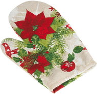 BELLATEX poinsettia 28 × 18 cm - Oven Mitt